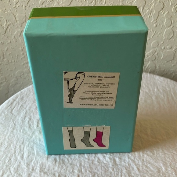 Kate Spade:  Gray & Pink Socks Set - Picture 12 of 16